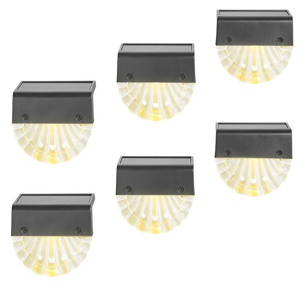 Livarno® Solární LED svítidlo, 6dílná sada (kulatá) (100404699002)