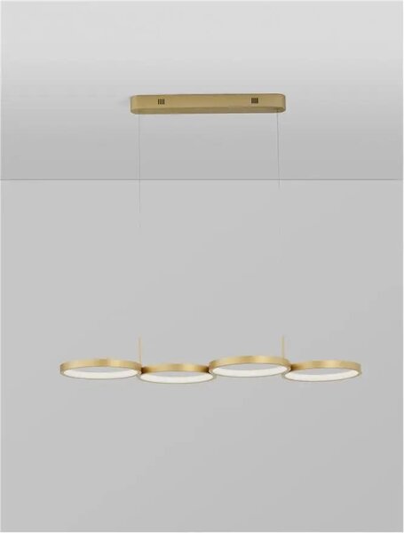 LED lustr Magnus 84 zlaté – Zlatá