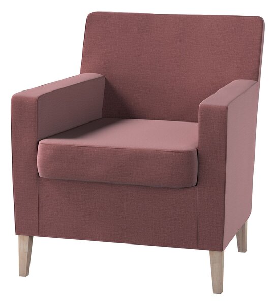 Potah na křeslo IKEA Karlstad barva fialová látka sametová