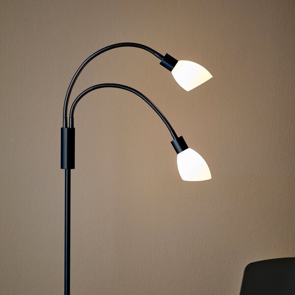 Stojací Lampa Herstal, Bílá, Obývací pokoj, Kov