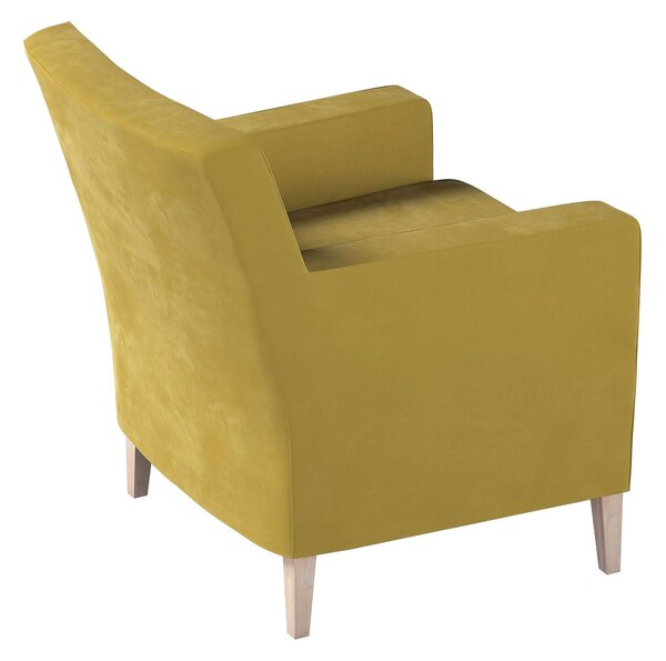 Potah na křeslo IKEA Karlstad barva zelená látka lesklé, sametová