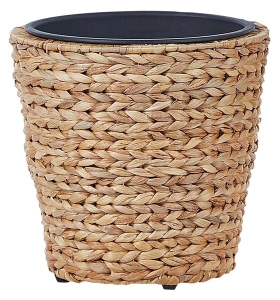 Sada 3 květináčů PLAKA 29/37/49 cm Vodní hyacint Přírodní