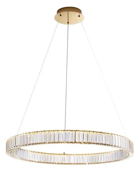 Křišťálový lustr Aurelia 47W 80 zlaté – Zlatá