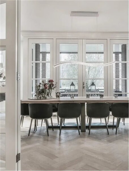 Křišťálový lustr Aurelia 100 Chrome – Šedá