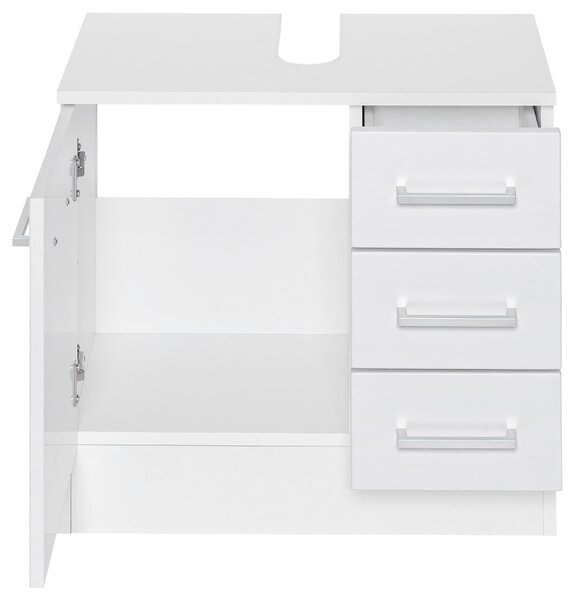 SKŘÍŇKA POD UMYVADLO, bílá, bílá, 60/54/35 cm Held - Koupelnové série, Online Only