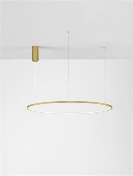 LED lustr Tarquin 100 zlaté – Zlatá