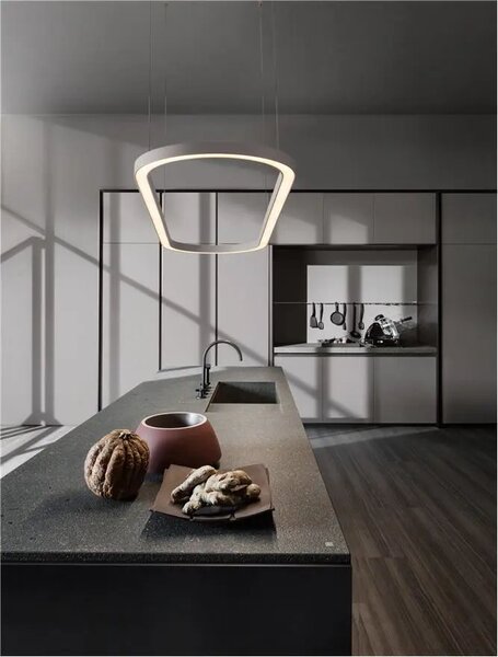 LED lustr Cuppe 120 bílé – Bílá
