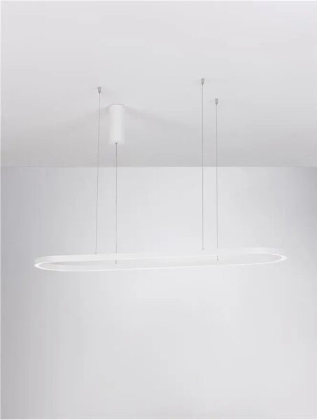 LED lustr Cuppe 120 bílé – Bílá