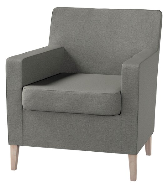 Potah na křeslo IKEA Karlstad barva šedá látka pletený vzor