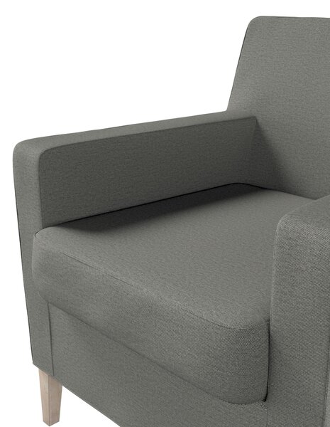 Potah na křeslo IKEA Karlstad barva šedá látka pletený vzor