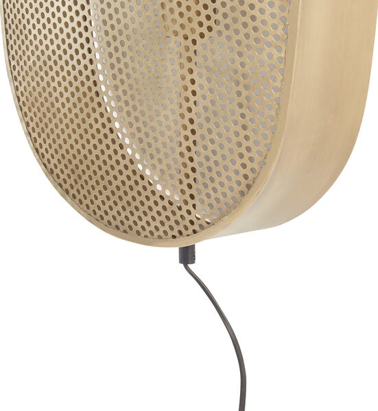 Nástěnná lampa KUNTHI Mosazná Kov