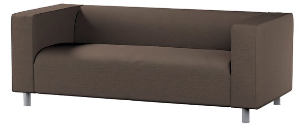 Potah na pohovku IKEA Klippan 2-místná barva hnědá látka pletený vzor