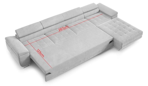 Rozkládací sedací souprava do L Lucius XL - Kronos 31 Varianta: Levá