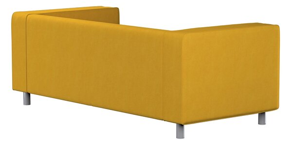 Potah na pohovku IKEA Klippan 2-místná barva žlutá látka pletený vzor