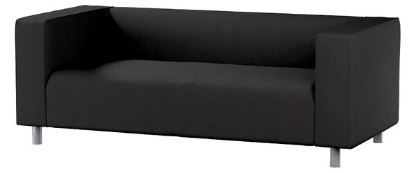 Potah na pohovku IKEA Klippan 2-místná barva černá látka pletený vzor