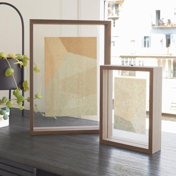 Přírodní dřevěný fotorámeček Kave Home Flavina 19 x 14 cm