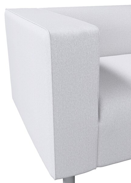 Potah na pohovku IKEA Klippan 2-místná barva šedá látka pletený vzor