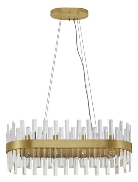 Luxusní lustr Crown 80 zlaté – Zlatá