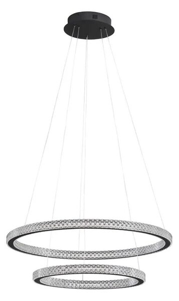 LED lustr Ginevra 60.5 černé