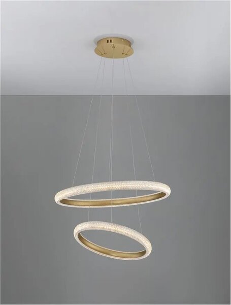 LED lustr Medora 59 zlaté