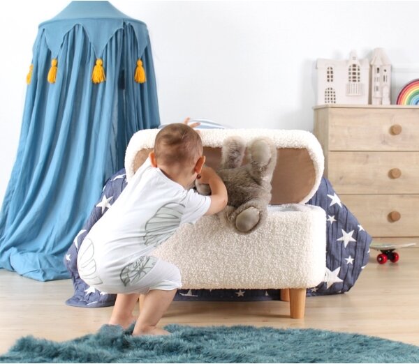 Taburet PIXI 37x61 cm bílá