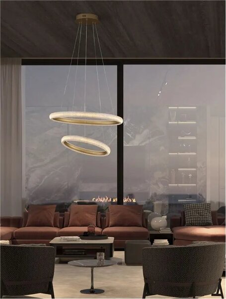 LED lustr Medora 59 zlaté