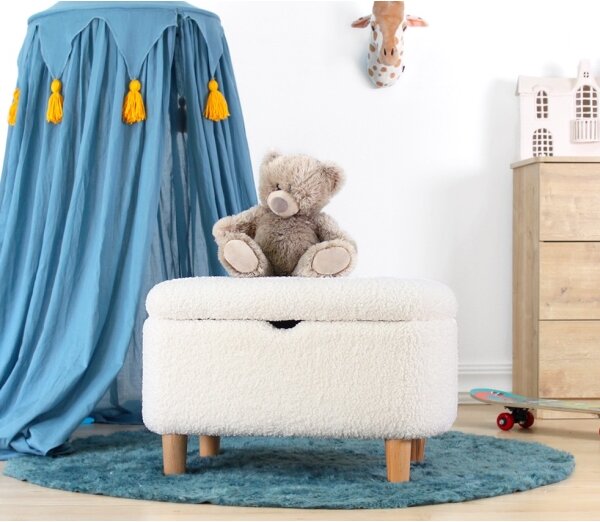 Taburet PIXI 37x61 cm bílá