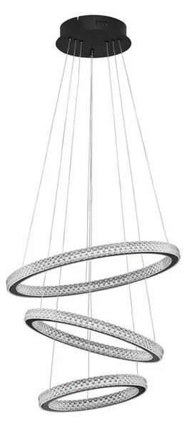 LED lustr Ginevra 51 černé