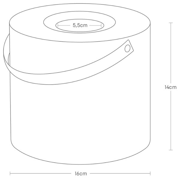 YAMAZAKI Kovový box na ubrousky Tower 17 cm