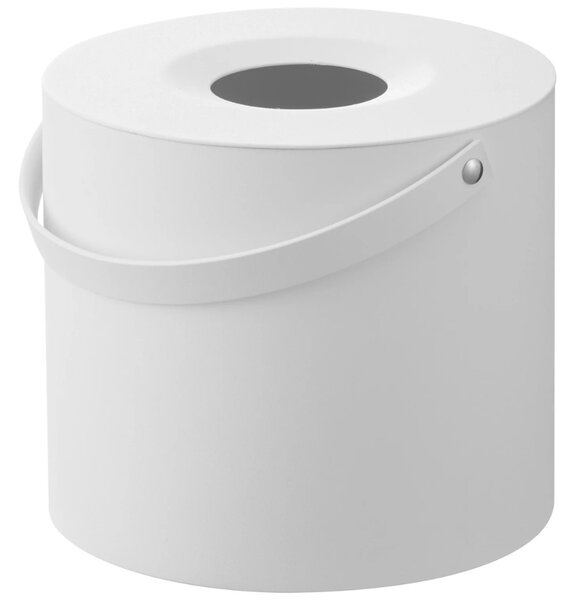 YAMAZAKI Kovový box na ubrousky Tower 17 cm