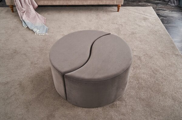 Taburet JING pr. 80 cm hnědá
