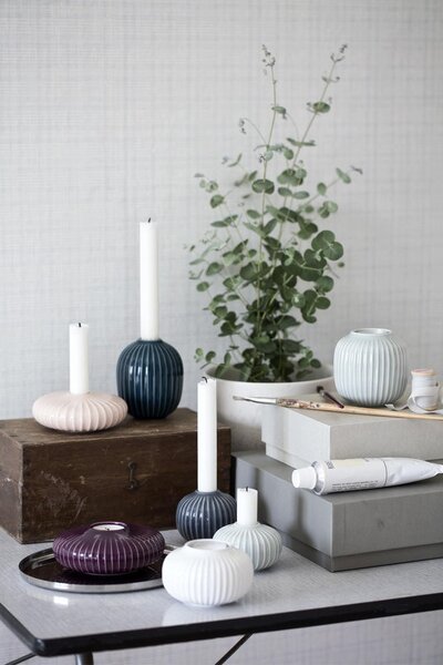 Kähler Design Svícen Hammershøi Tea Light White - 6,5 cm KD123