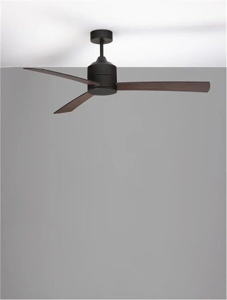 Stropní ventilátor Axel 137 černý s dálkovým ovládáním – Černá