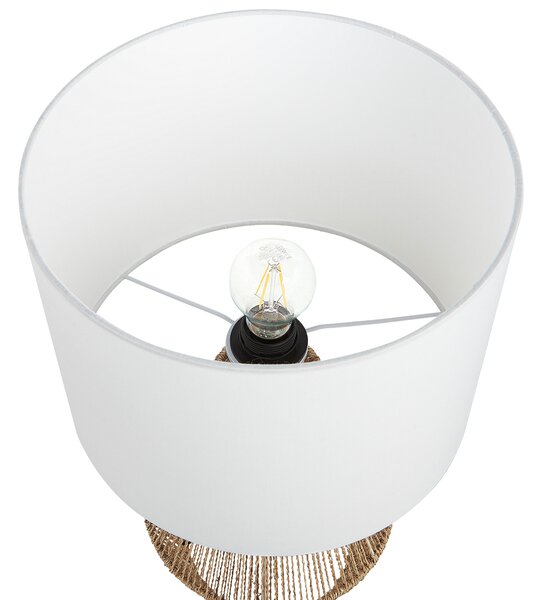 Stolní lampa MALEWA Papírové lano Přírodní