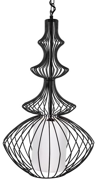 Závěsná lampa KOLVA Kov Černá