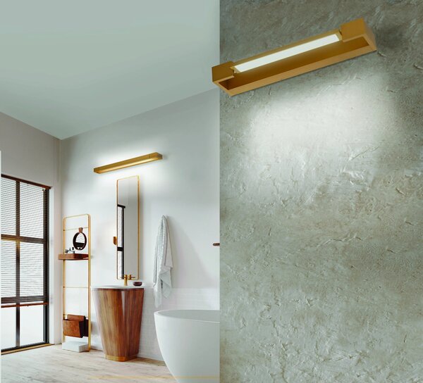 LED nástěnné svítidlo Dali 45 3000K zlatá