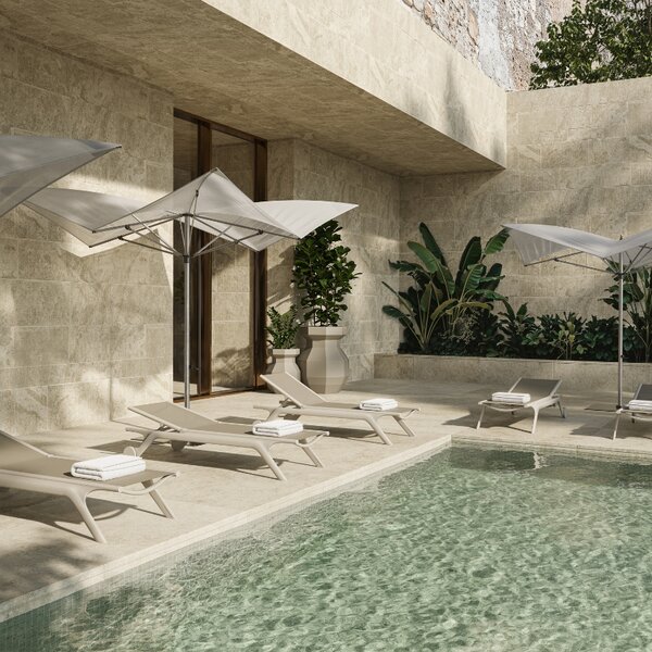 VONDOM Plastové zahradní lehátko AFRICA