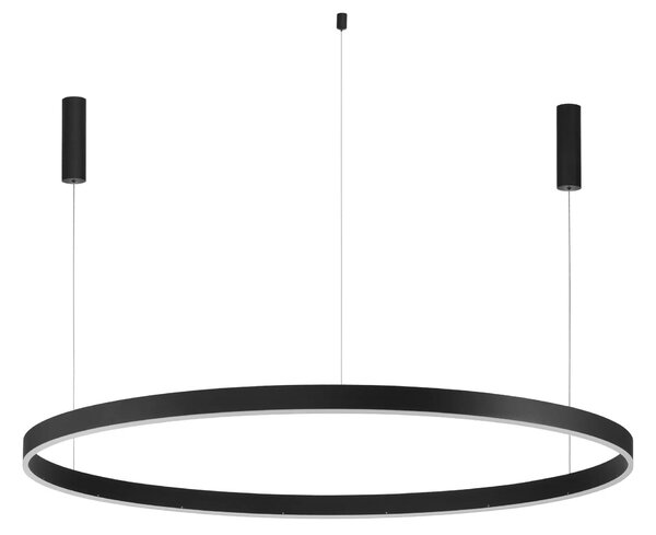 LED lustr Motif 150 černé stmívatelné – Černá