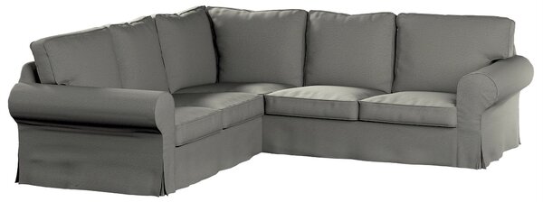 Potah na pohovku IKEA Ektorp rohová barva šedá látka pletený vzor