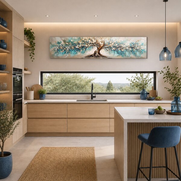 DUBLEZ | Moderní panel Strom života - Serenity | UV tisk, Premium