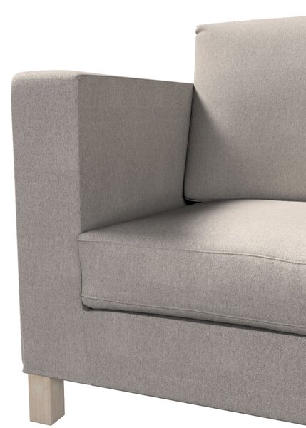 Potah na pohovku IKEA Karlanda 3-místná nerozkládací, krátký barva béžová látka pletený vzor