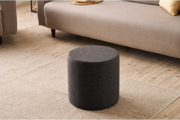 Taburet RONDO pr. 40 cm tmavě hnědá
