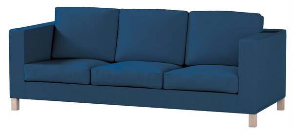 Potah na pohovku IKEA Karlanda 3-místná nerozkládací, krátký barva tmavě modrá