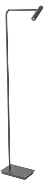 LED stojací lampa Fler – Černá