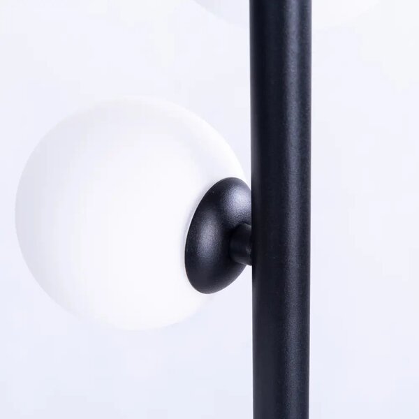 Designová lampa Sybilla 6 Floor černé – Černá