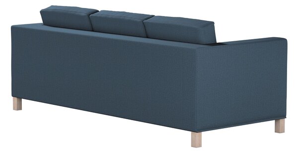 Potah na pohovku IKEA Karlanda 3-místná nerozkládací, krátký barva modrá látka pletený vzor