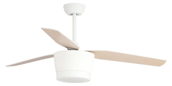 Stropní ventilátor Monsoon 13.2 bílé s dálkovým ovládáním – Bílá