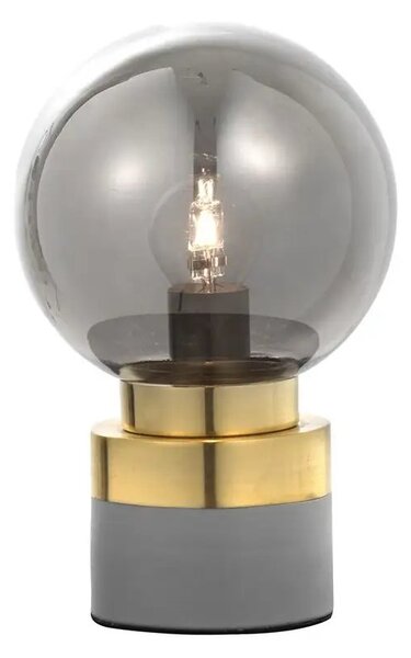 Rustikální stolní lampa Juliet – Zlatá