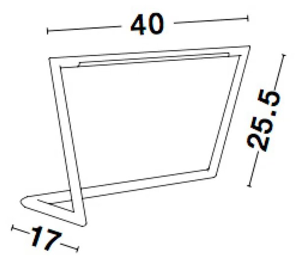 LED stolní lampa Ensio – Černá