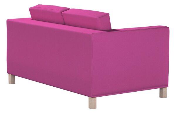 Potah na pohovku IKEA Karlanda 2-místná, krátký barva růžová látka pletený vzor